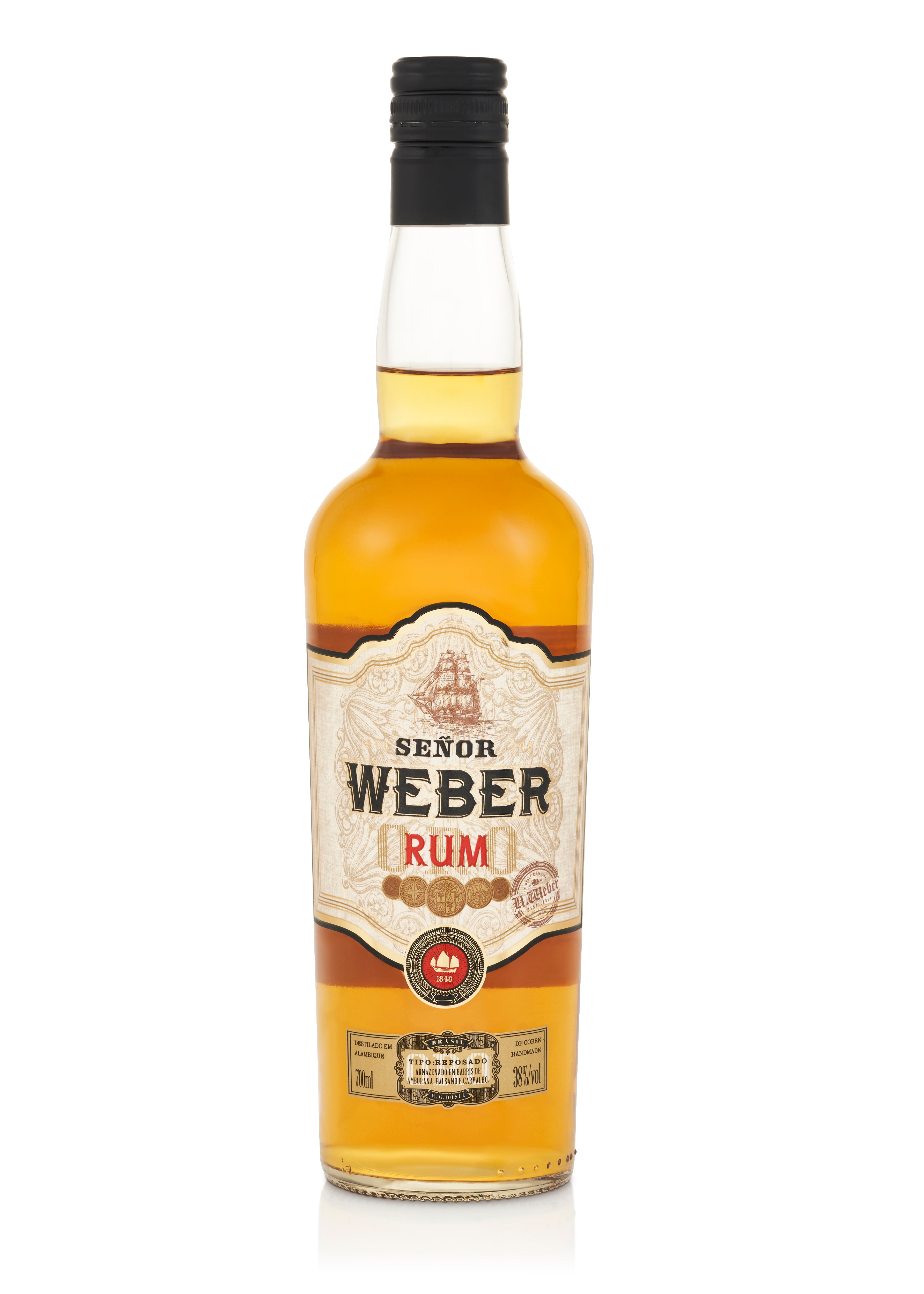 Señor Weber 3 Year Aged Gold Rum 70cl